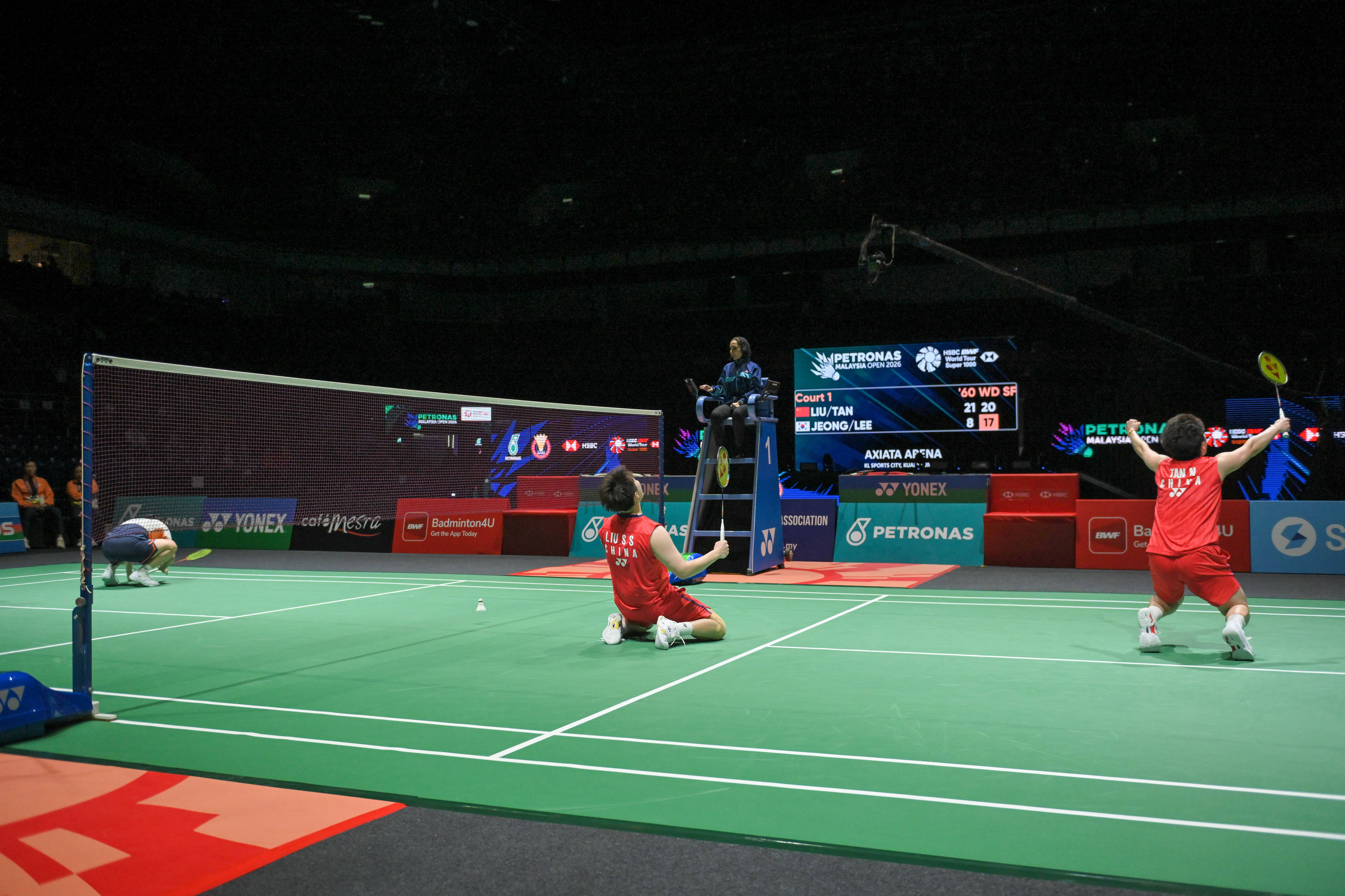 (体育)羽毛球——马来西亚公开赛:刘圣书/谭宁晋级女双决赛